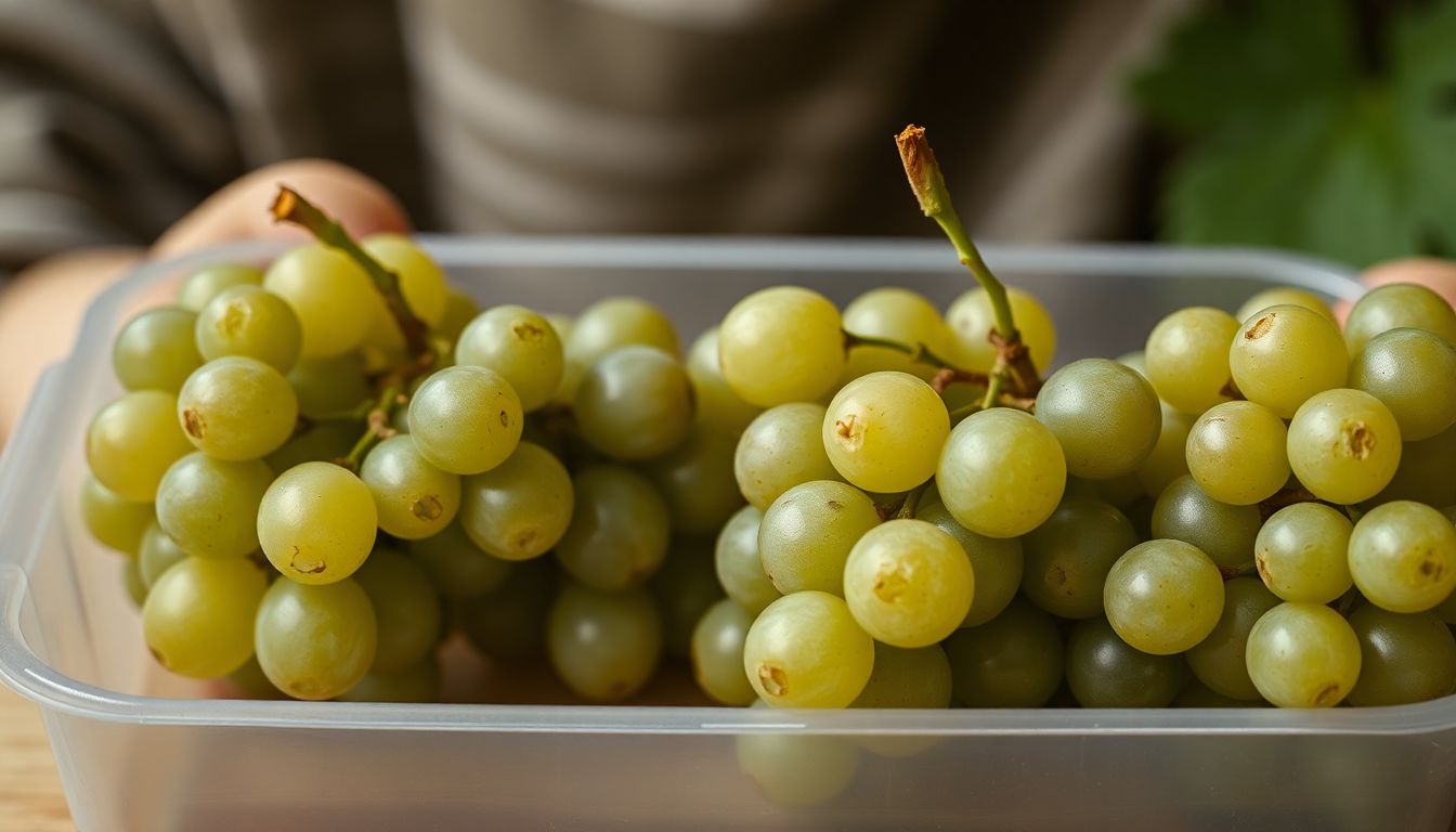 Lunchbox grapes that survive the drop