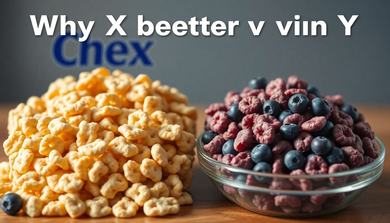 Blueberry Chex vs Cheddar Chex Mix