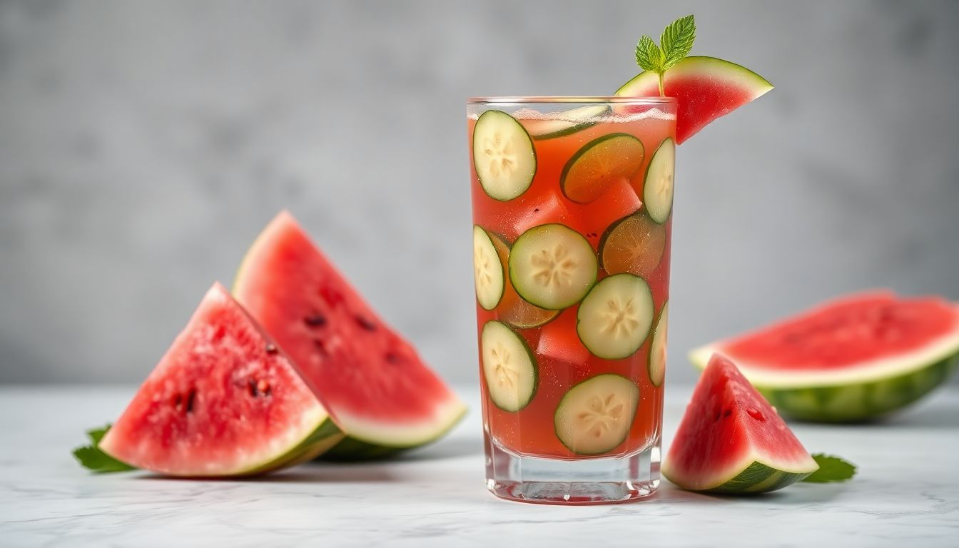 Cucumber Watermelon Juice Bloating Relief