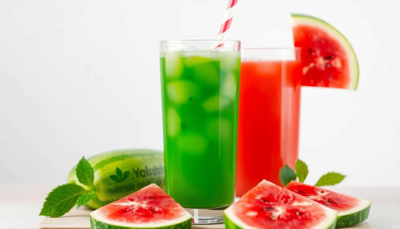 Cucumber Watermelon Juice for Acne Skin