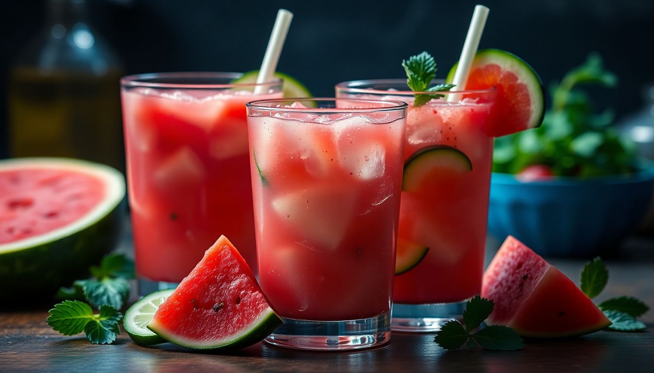 Cucumber Watermelon Juice for Bloating Relief