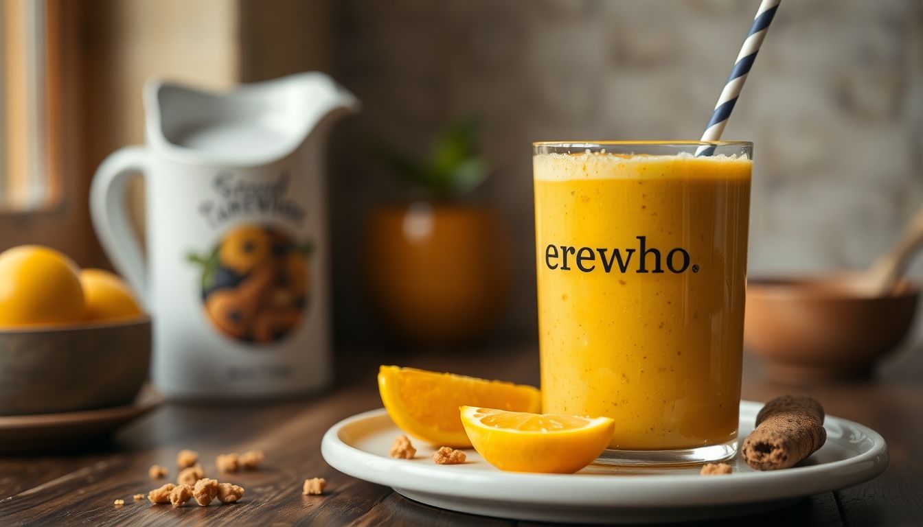 Erewhon Turmeric Crush Smoothie for a Happy Gut