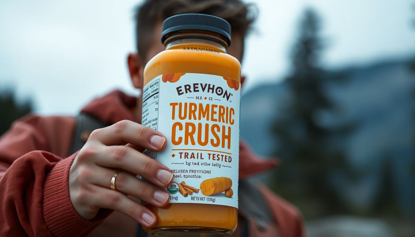 Erewhon Turmeric Crush Smoothie Label Reading