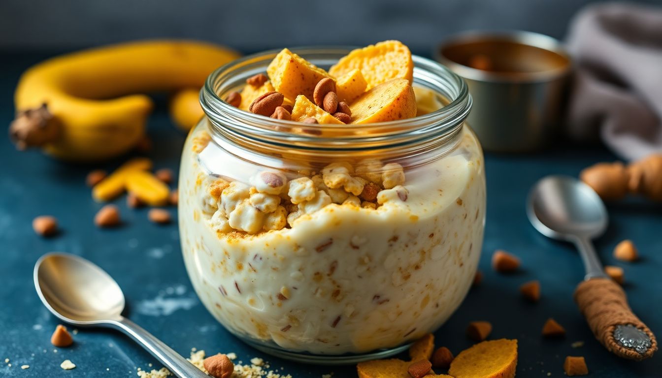 Ginger Turmeric Oats for a Less Puffy Morning