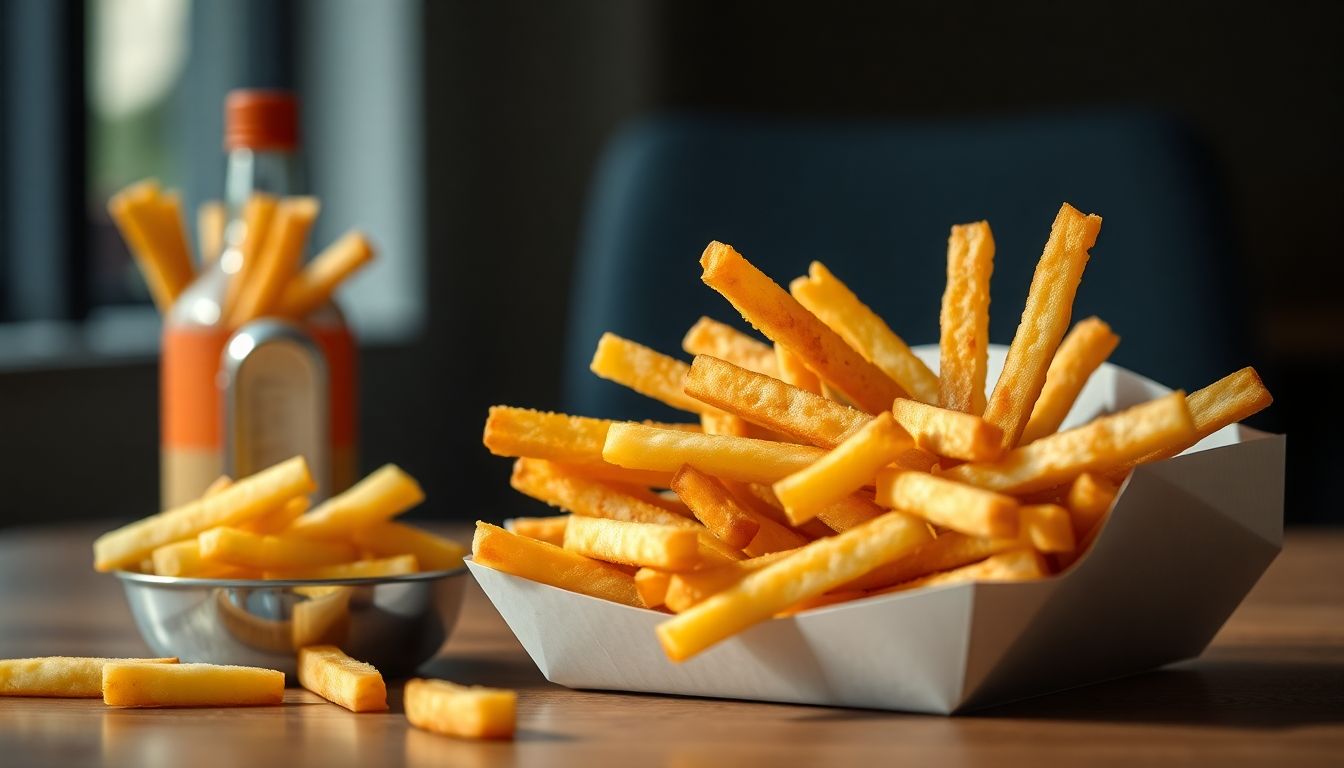 Office fries that survive the microwave