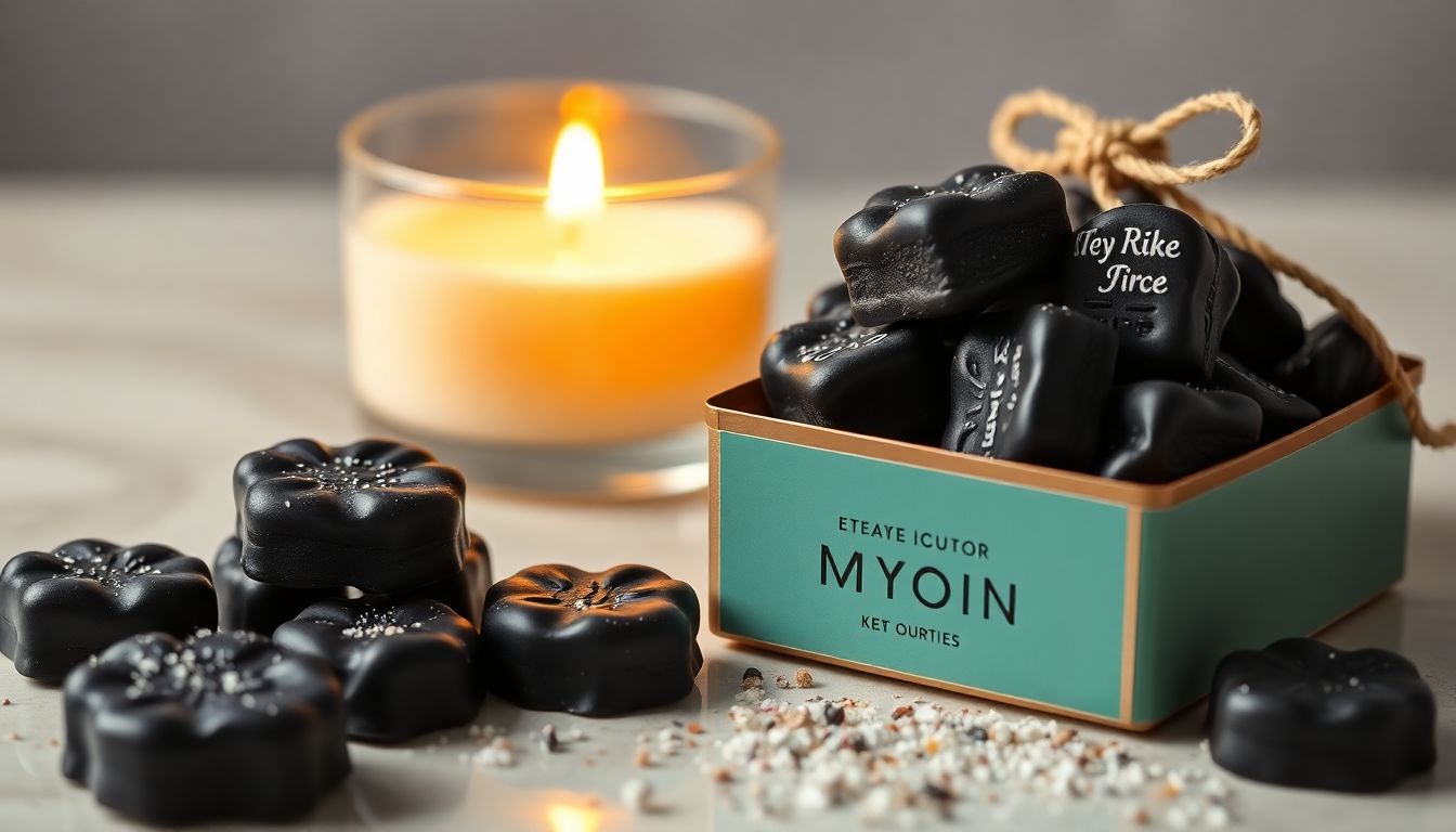 Gourmet Black Liquorice Candy Keto Friendly