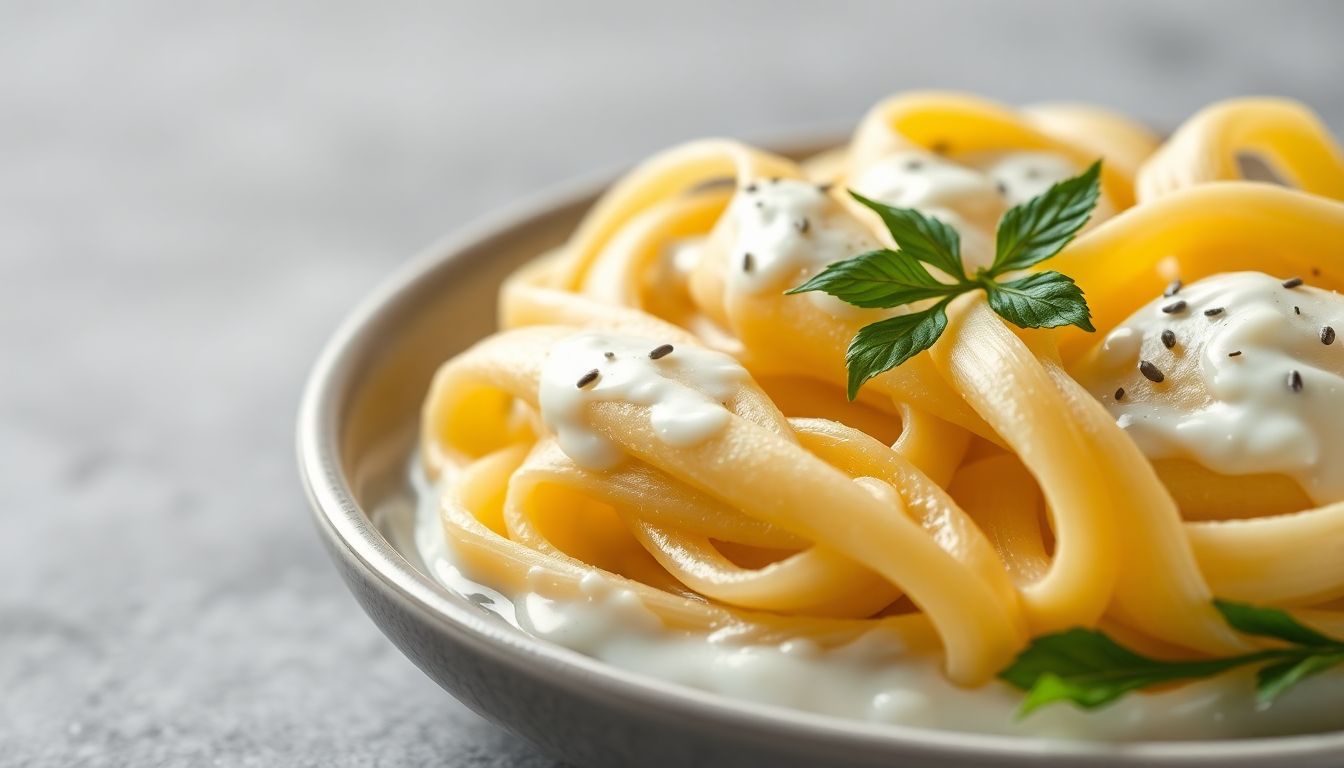 Creamy Coconut Hearts of Palm Pasta