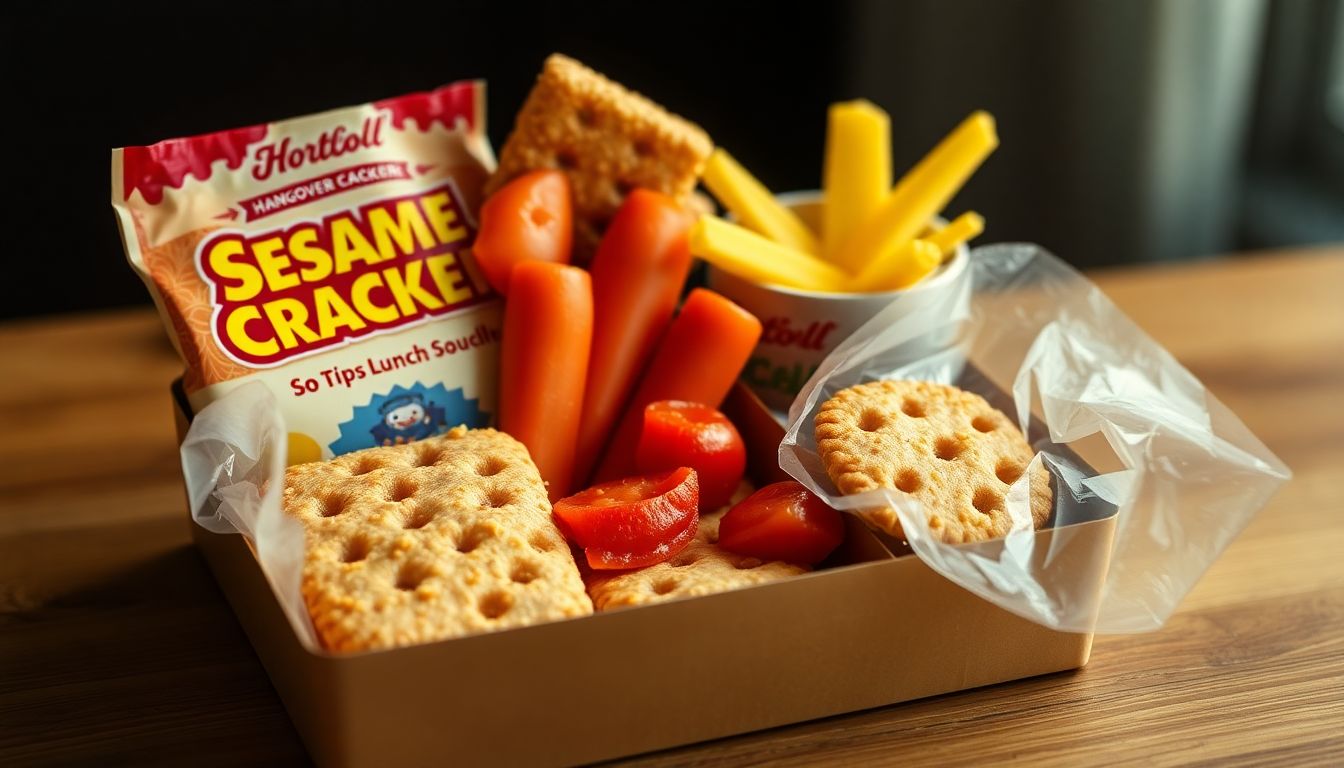 Sesame Crackers That Survive the Playground