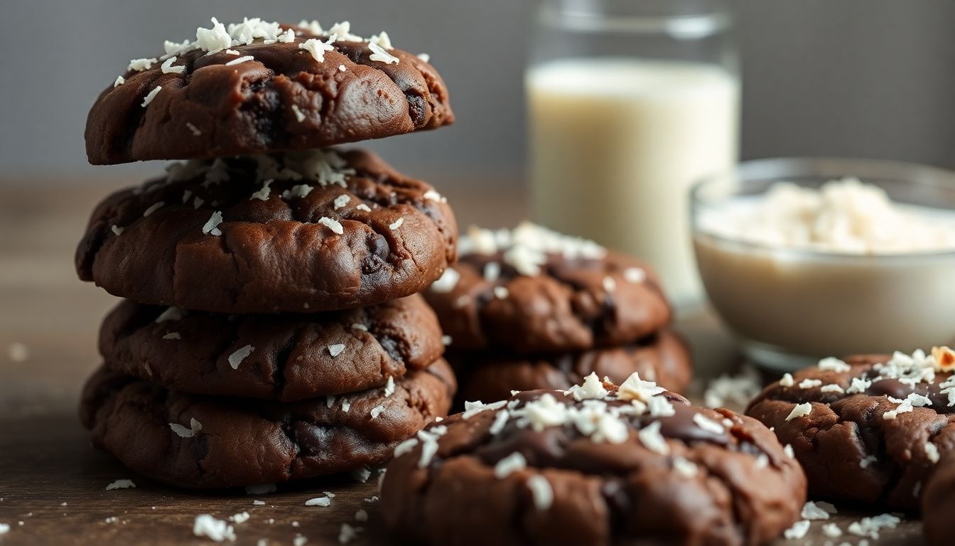 Dark Chocolate Coconut Cookies That Dont Taste Like Cardboard