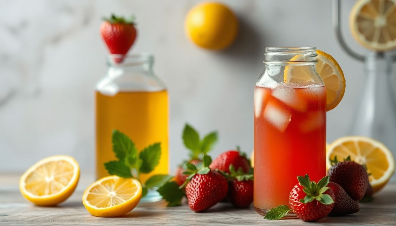 Strawberry Lemonade Kombucha Gut Health Impact