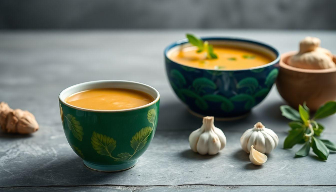 Ginger and Garlic for Bloating