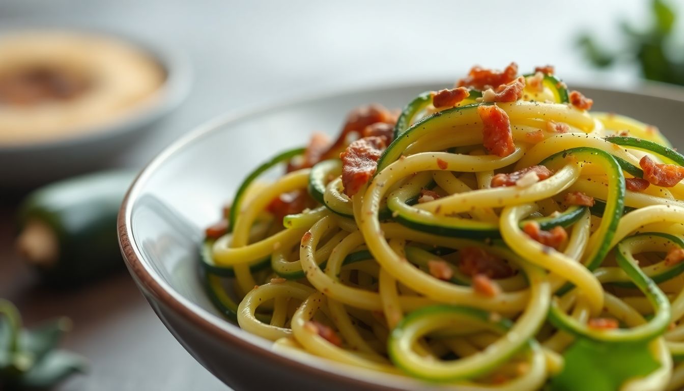 Healthy Swaps with Zucchini Noodles