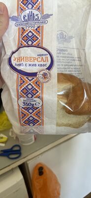 универсал хляб с жив квас, нарязан