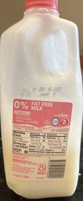 0% Fat Free Milk
