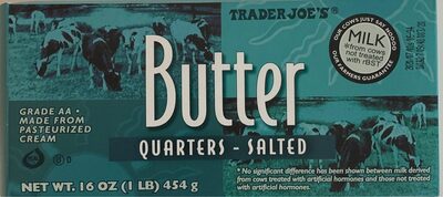 Salted Butter Quarters