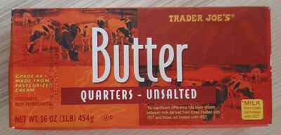 Butter Quarters Unsalted