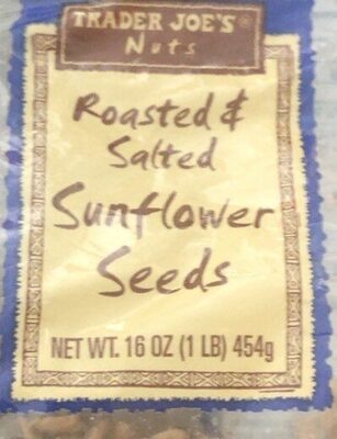 Roasted & Salted Sunflower Seeds