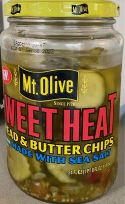 Sweet heat bread and butter chips