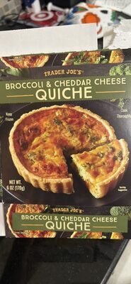 Broccoli & Cheddar Cheese Quiche