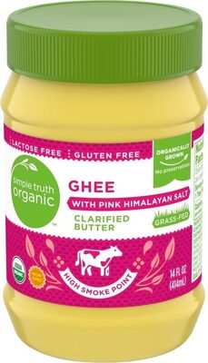 Ghee with pink himalayan salt