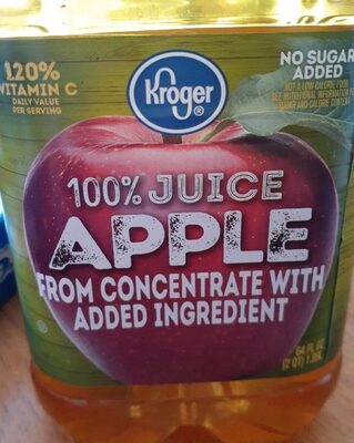100% juice apple