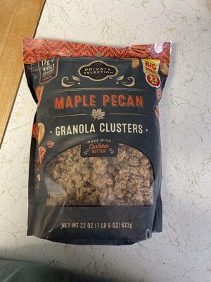 Maple pecan granola clusters