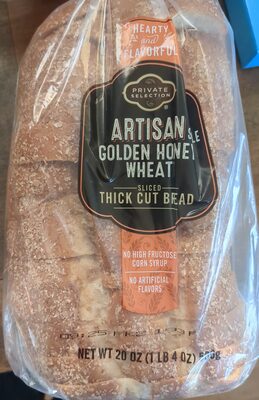 Artisan Style Golden Honey Wheat Thick Cut Bread