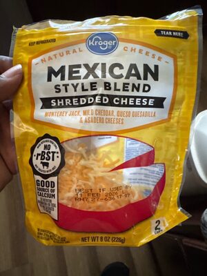 MEXICAN STYLE BLEND SHREDDED CHEESE