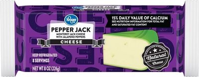 Pepper jack cheese bar