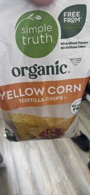 organic yellow corn tortilla chips