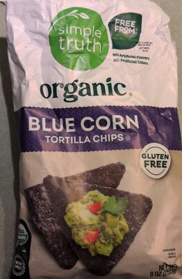 Blue corn tortilla chips