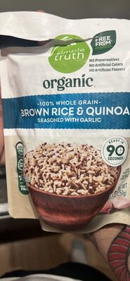BROWN RICE & QUINOA SEASONED WITH GARLIC