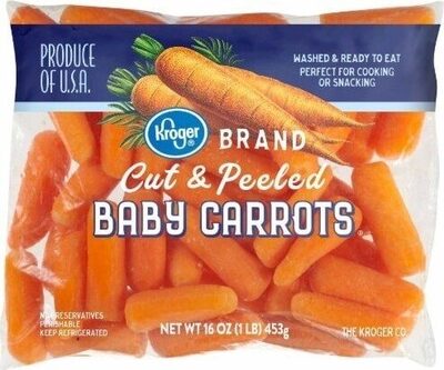 Cut & peeled baby carrots