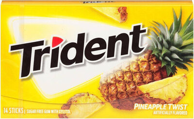 Pineapple twist sugar free chewing gum