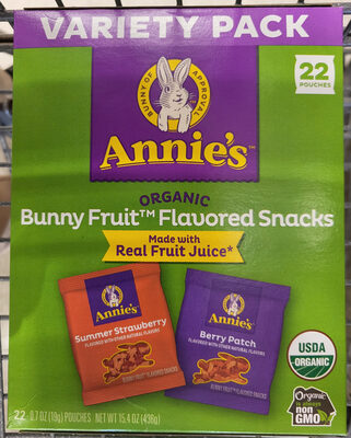 Annie's Organic Bunny Fruit Flavored Snacks