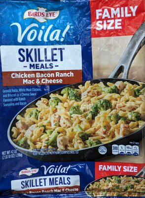 Voila Chicken Bacon Ranch Mac & Cheese Skillet