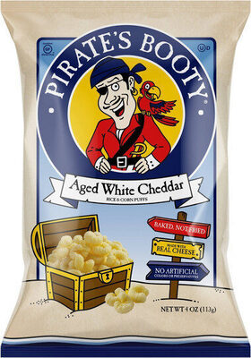 Pirate& booty aged white cheddar puffs