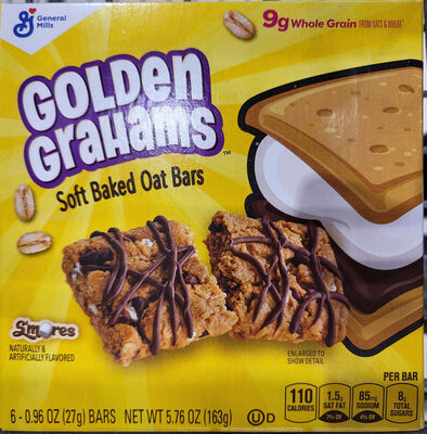 Golden Grahams Soft Baked Oat Bars S'Mores