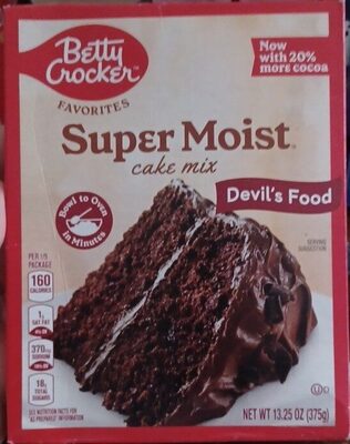 Super Moist devil food 375g