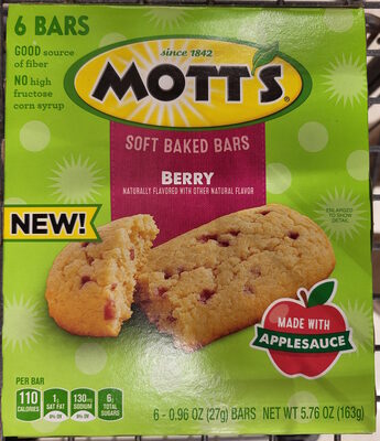 Mott's Soft Baked Bars Berry