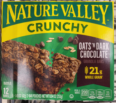 Nature Valley Crunchy Oats 'N Dark Chocolate
