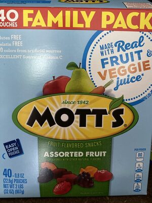 Fruit Flavored Snacks Assorted Fruit