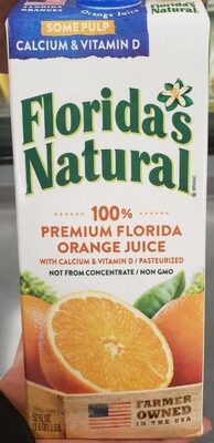 With Pulp 100% Premium Orange Juice From Concentrate With Calcium & Vitamin D