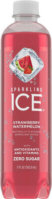 Strawberry Watermelon Naturally Flavored Sparkling Mountain Spring Water