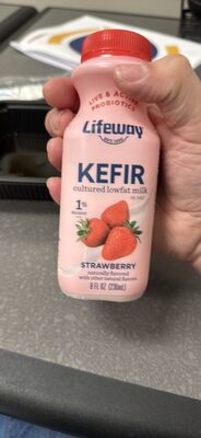 KEFIR cultured lowfat milk Strawberry