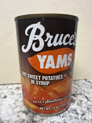 Yams Cut Sweet Potatoes In Syrup