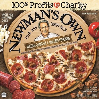 Italian sausage & uncured pepperoni thin & crispy pizza