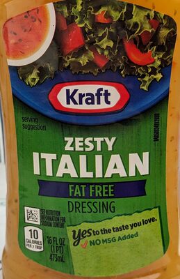 Kraft Fat Free Zesty Italian