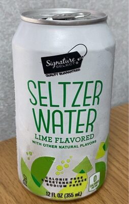 Lime Flavored Seltzer Water