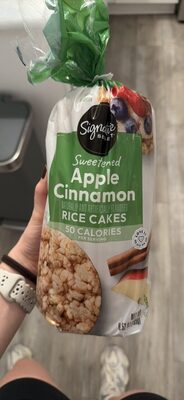 Sweetened Apple Cinnamon Rice Cakes